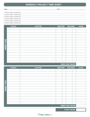 free printable time sheets project daily payroll weekly