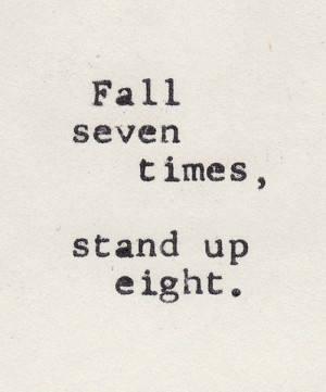 fall but get up