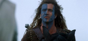 Description: Mel Gibson as William Wallace tells the leaders of an ...