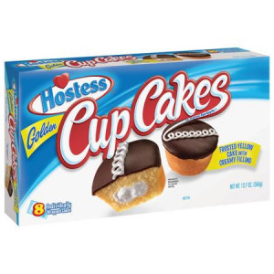 Hostess Golden Frosted Yellow CupCakes, 8 count, 12.7 oz