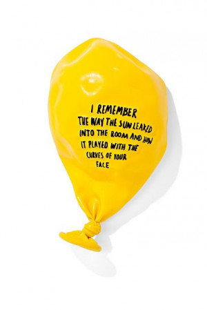 Balloon text by inflated / deflated
