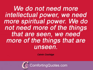 Calvin Coolidge Quote