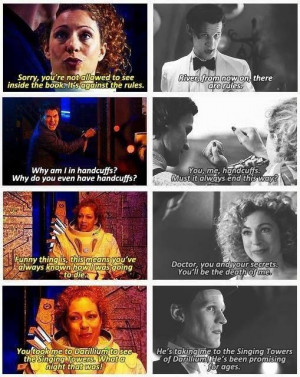 River Song spoilers. Wibbly Wobbly, Timey Wimey. Heartbreaking.