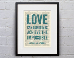Love Can Sometimes Achieve The Impossible / Nicholas Sparks Safe Haven ...
