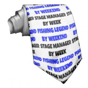 Fishing Legend Stage Manager Neckties