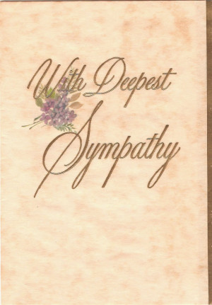 Sympathy Card Template