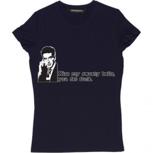Malcolm Tucker Sweaty Balls Quote Navy Blue Women's T-Shirt. The best ...