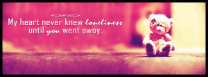 Loneliness Facebook Timeline Cover