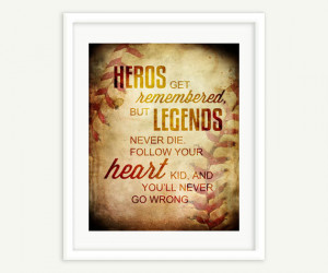 The Sandlot Quote - Babe Ruth - Word Art Print