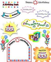 Birthday Sayings and Clip Art