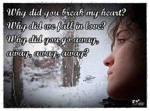why did you break my heart quotes
