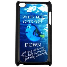 Keep Calm and Just Keep Swimming iPod Touch 4th Generation Case by ...