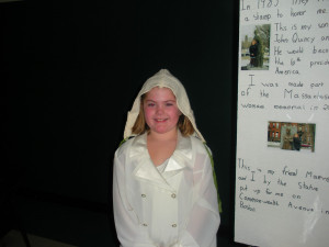 Maeve as Abigail Adams