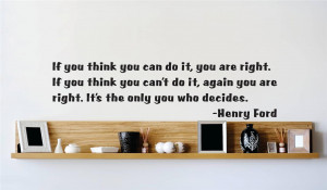 Details about ** Henry Ford Famous Quote ** | Vinyl Wall Decal ...