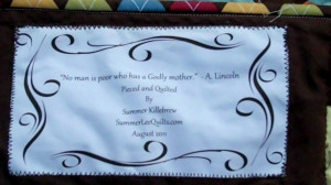 Baby Boy Love Quotes Baby boy spotted quilt