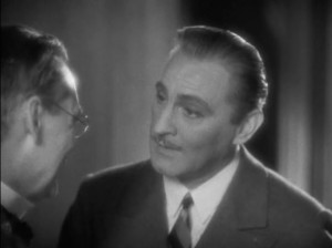 John Barrymore as the Baron with his brother Lionel as Kringelein ...
