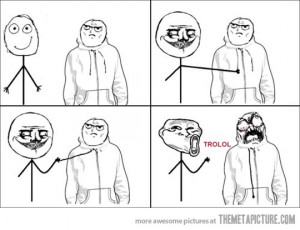 Funny photos funny rage comic troll face