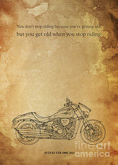 Motorcycles Quotes Art - SUZUKI VZR 1800 2011 Quote by Pablo Franchi