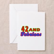 42Nd Birthday Greeting Cards