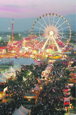 LA County Fair. Photo, not a painting.