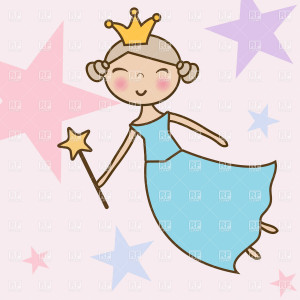 clipart catalog people beautiful fairy with magic wand flying against ...