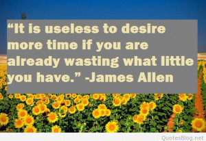 Wasting time picture quote