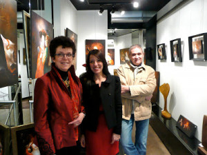 avec Touria Sakah et Dominique Rayou-sculpteur)