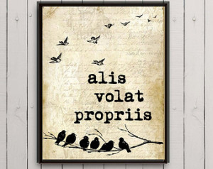 download art print alis vol at propriis, she flies with her own wings ...