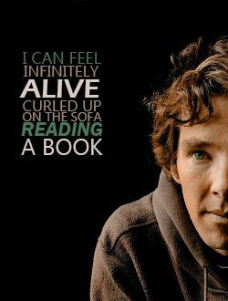 ... more thing to love about Benedict Cumberbatch: he loves books, too
