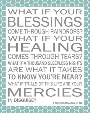 Lyrics by Laura Story, “Blessings”