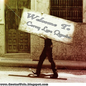 Welcome to Corny Love Quotes