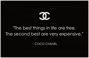 Fashion, quotes, sayings, expensive thing, clothes, coco chanel