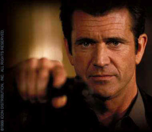 Mel Gibson as the devious 