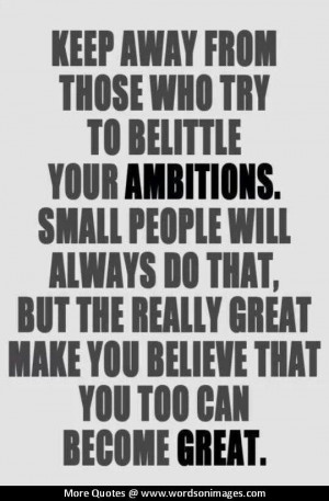 Quotes about ambition