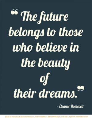 Quotes} The future belongs to…