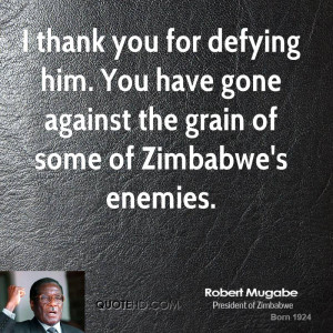 Robert Gabriel Mugabe is a Zimbabwean revolutionary and politician who ...