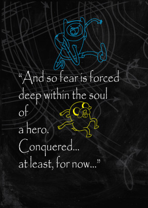 Adventure Time, Finn and Jake Quote Poster by MIXPOSTERS