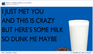 Is Oreo the NY Giants of Facebook content marketing?