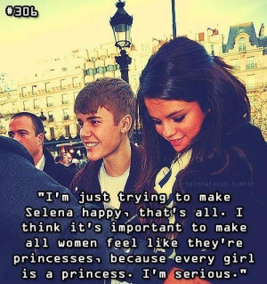 loved Jelena,because it was real. She really made him happy. I love ...