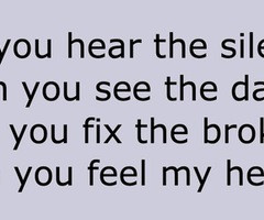 Can You Feel My Heart? Bring Me The Horizon Lyrics