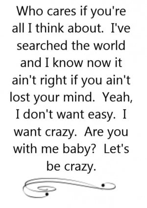 Hunter Hayes - I Want Crazy - song lyrics, song quotes, songs, music ...