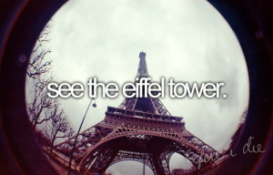 eiffel tower, paris, quote, travel