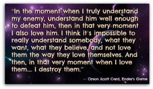 Ender's Game Quote