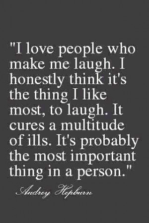 love people that make me laugh!
