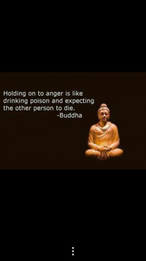 Holding on to anger