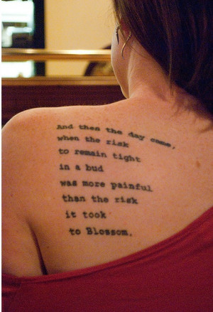 love this quote and the placement