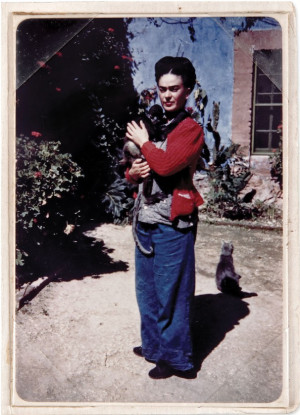 Frida Kahlo with Fulang-Chang, circa 1938, by Florence Arquin. The ...