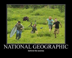 National Geographic behind the scenes.