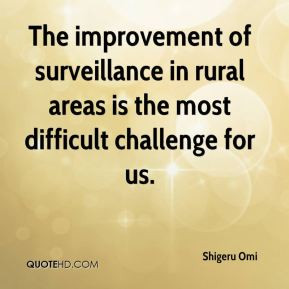 The Improvement Of Surveillance In Rural Areas Is The Most Difficult ...