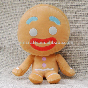 SHREK PLUSH STUFFED DOLL GINGY GINGERBREAD MAN TOY